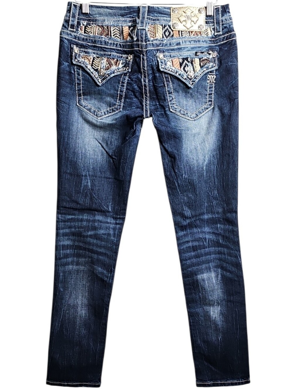 💥Miss Me Signature Skinny Jeans. Women's Size: Waist 30x31 Inseam.